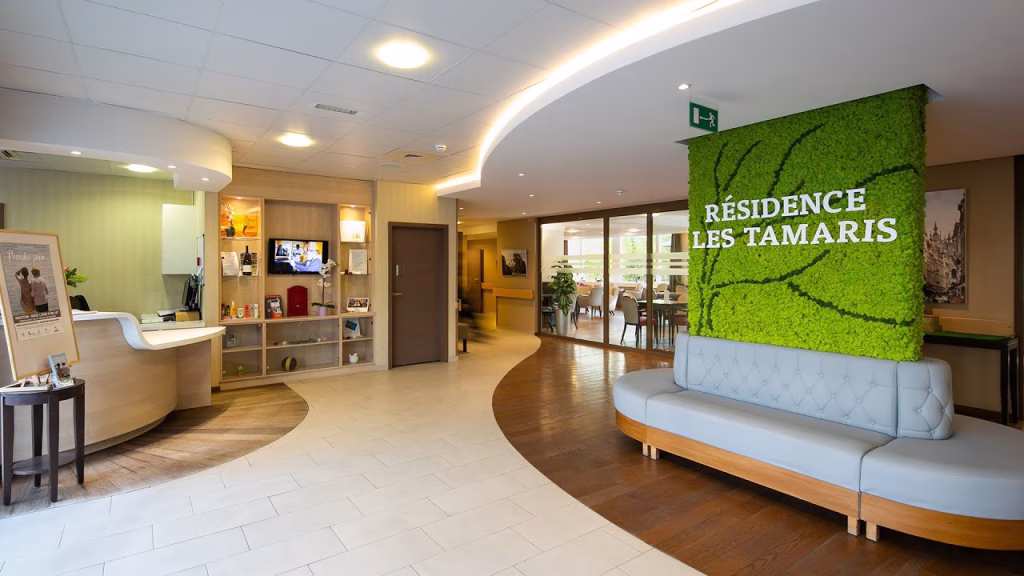 Maison de repos les Tamaris vue lobby