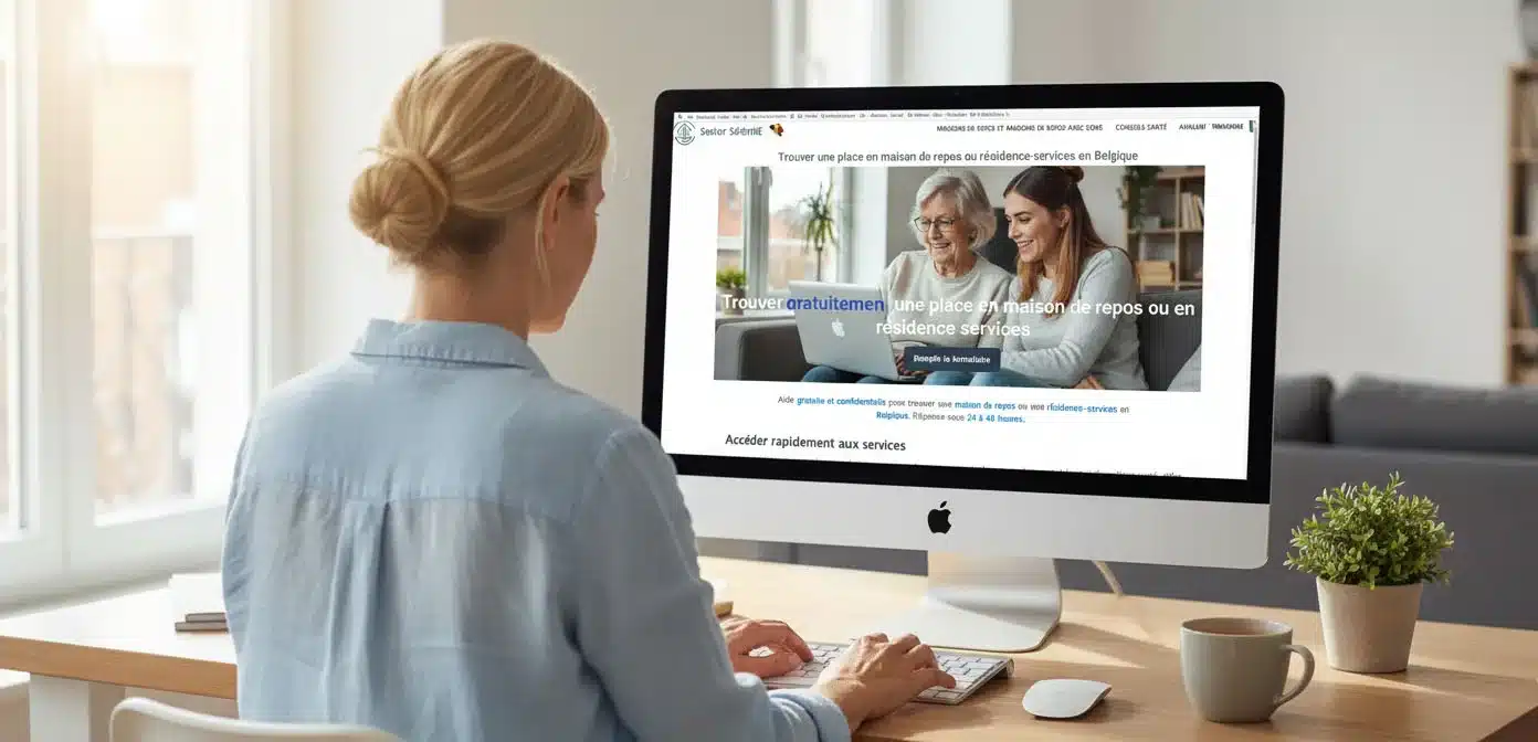 Maisons de repos en Belgique – illustration accueil Senior Sérénité