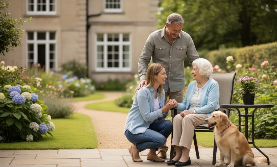 Troubles cognitifs légers (MCI) en maison de repos en Belgique : socialisation et repères dans un jardin sécurisé.