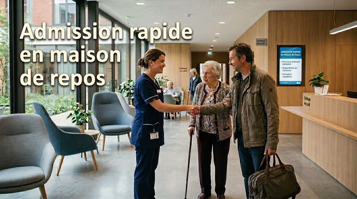 Visite d’établissement en vue d’une admission rapide en maison de repos en Belgique
